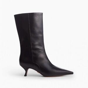rag & bone Black Heeled Mott Leather Boots - NIB